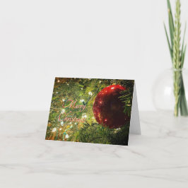 Jul Red Globe Helgkort