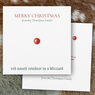 Jul Red NSES Reindeer Funny Humous