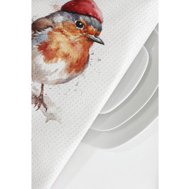 Jul Red Robin, anpassade Kökshandduk