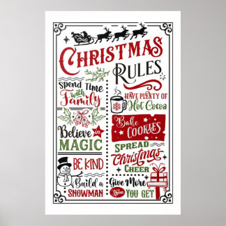 Jul regler poster