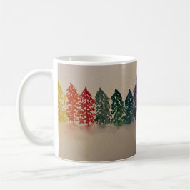 Jul - Regnbågs Tallar Kaffemugg