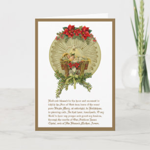 Jul Religiös St. Andreas Novena Jesusbarnet Helgkort