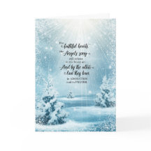 Jul religiös vinterskog änglars sång