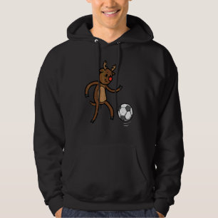 Jul Ren Jakt Fotboll Xmas Män Pojkar K Hoodie
