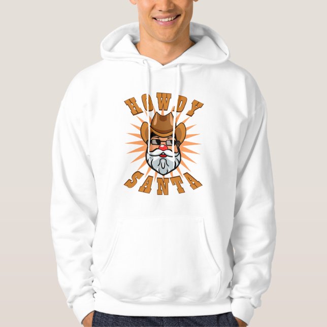Jul Retro Land Jultomten Hoodie (Framsida)