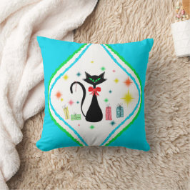 Jul Retro Siamese Katt Kudde