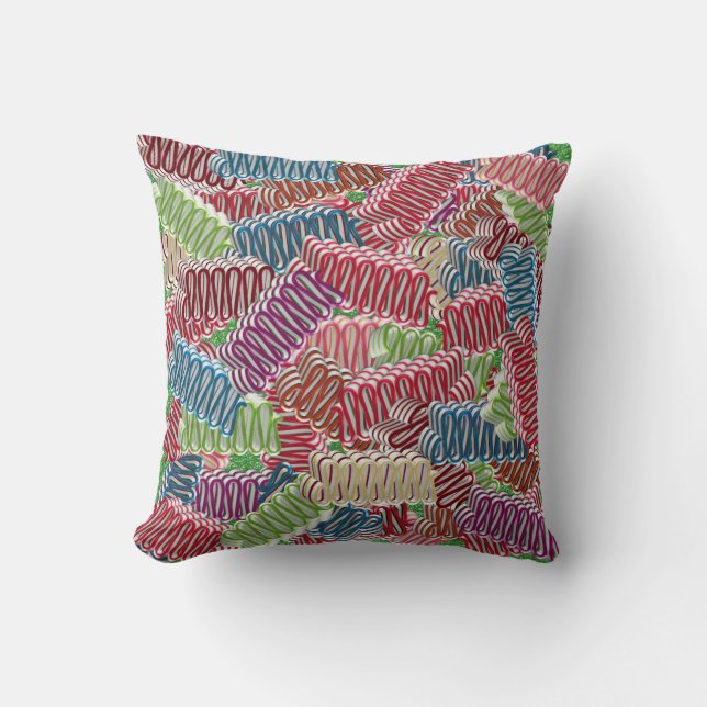 Jul Ribbon Candies Dekorativ kudde (Framsida)