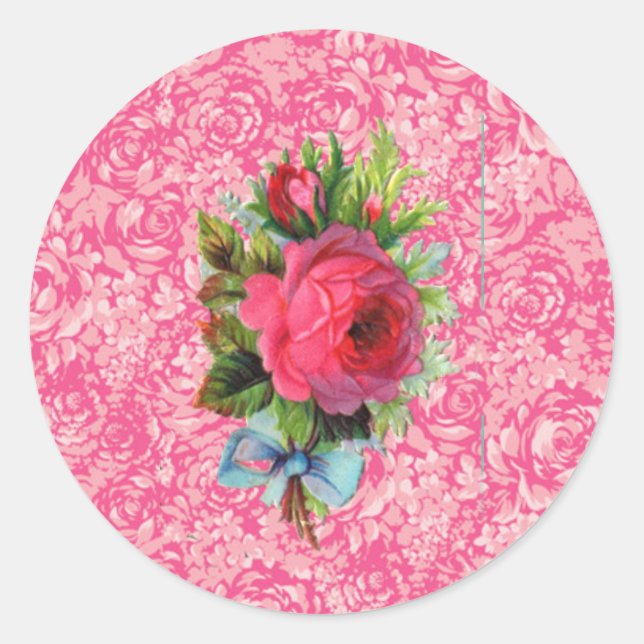 Jul Ro-dekal Runt Klistermärke (Framsida)