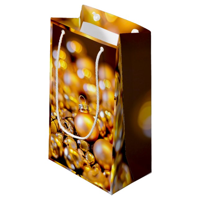 Jul Ro Guld Baubles (Framsidan Vinklad)