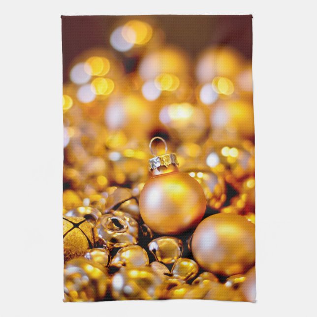 Jul Ro Guld Baubles Kökshandduk (Vertikal)