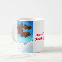 jul Robin Birds Kaffemugg