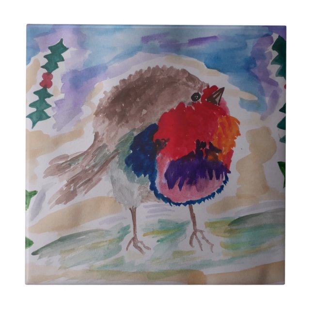 jul Robin Ceramic Tile Kakelplatta (Framsidan)