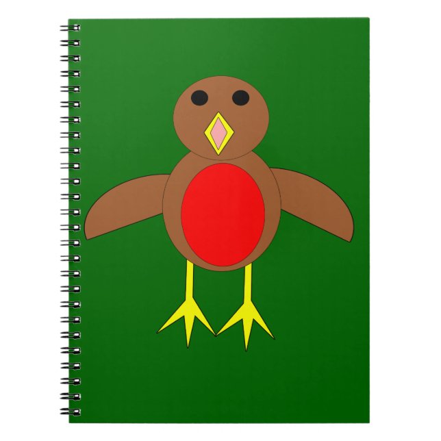 Jul Robin Notebook Anteckningsbok (Framsidan)