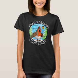 jul Robin Världsmästare Sång Singer Musi T Shirt