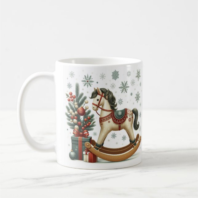 Jul Rocking Horse Kaffemugg (Vänster)