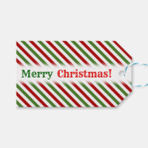 Jul; Röd, Vit och Grönt, stripe Mönster