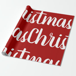 Jul Röd Vit Presentpapper
