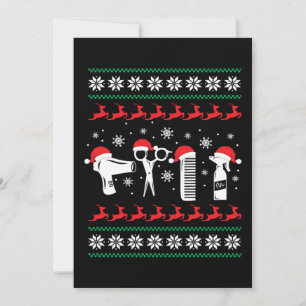 Jul Rolig Frisör Julpresent Högtidsgåva Julkort