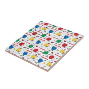 Jul, rolig mus med bollar kakelplatta