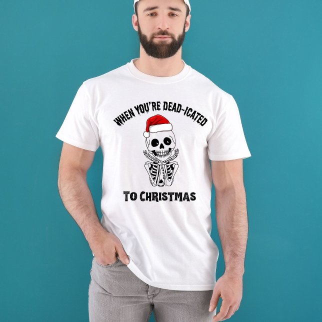 Jul Rolig Skelett Julen Punspresent T Shirt (Skapare uppladdad)