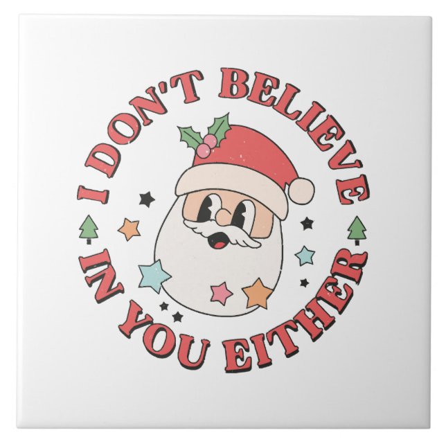 Jul Rolig Tomte  Kakelplatta (Framsidan)
