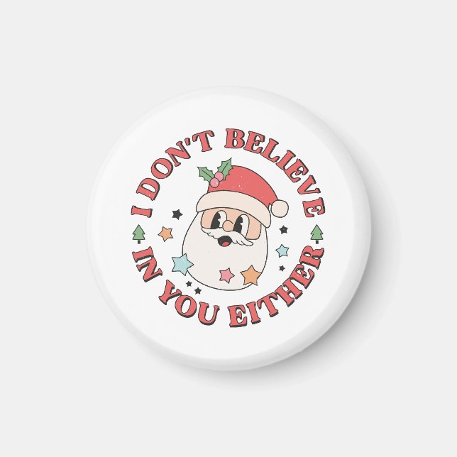 Jul Rolig Tomte  Magnet (Framsidan)