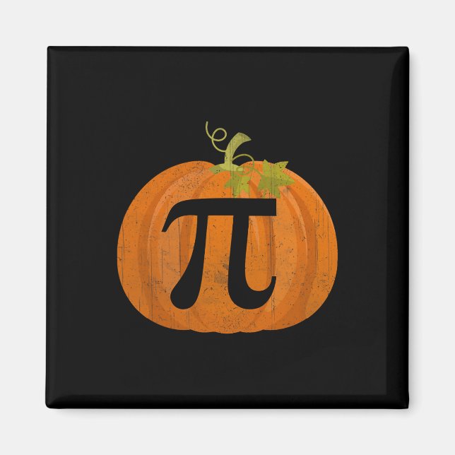 Jul - Roligt Math Geeks Math Pumpkin Paj Magnet (Framsidan)
