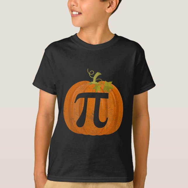 Jul - Roligt Math Geeks Math Pumpkin Paj T Shirt (Framsida)