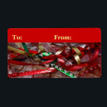 Jul Rosett band Red Grönt och Guld Helgdag Fraktsedel<br><div class="desc">Jag har tänka julomslutning är roligt, så jag har en stor mängd rosett band. Kombinationen rött, grönt, guld och silver rosett band gör denna roligt och festlighet! Kolla in vår affär för mer juldesign och festlig utformning av lycklig helgdag. Det här bild är också tapet som "jul-Rosett band" i widescreenformat...</div>