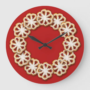 jul Rosette Cookies Stor Klocka