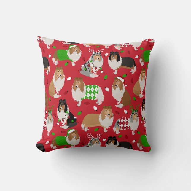 Jul Rough Collie Kudde (Framsida)