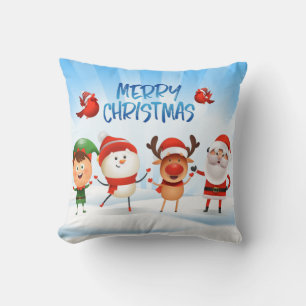 Jul Rudolf The Reindeer and Friends Kudde
