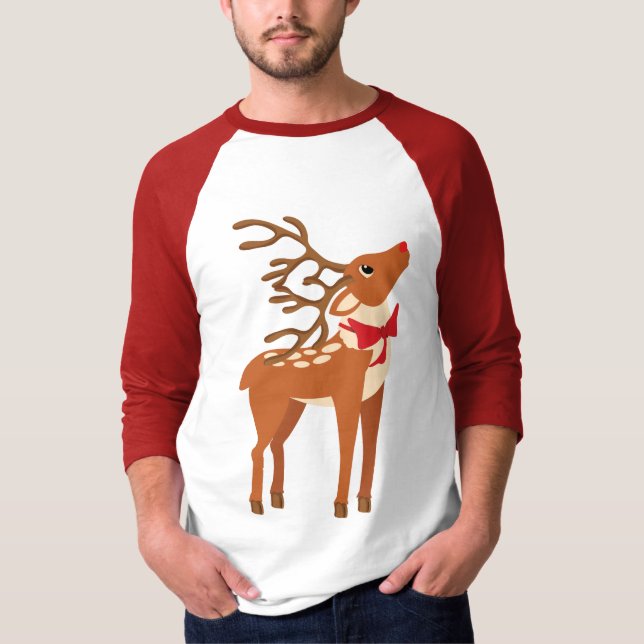 Jul Rudolph T Shirt (Framsida)