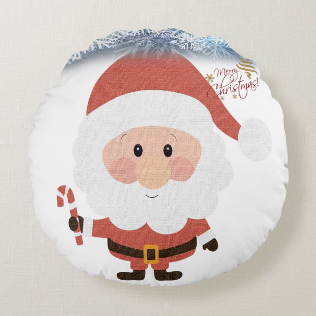 Jul Runda Kudde, Tomte Rund Kudde (Framsidan)
