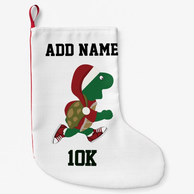Jul Running Turtle 10 000 Liten Julstrumpa (Framsidan)