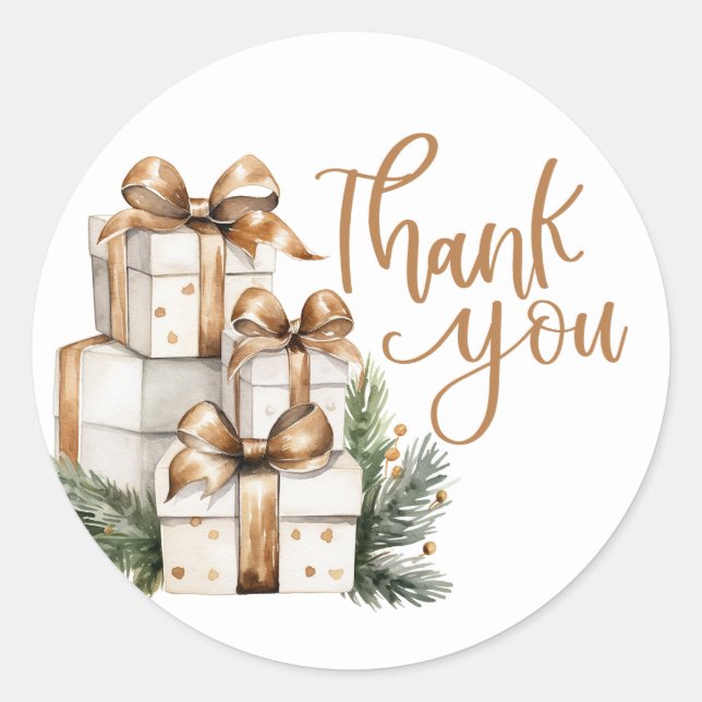 Jul Runt Klistermärke (Framsida)