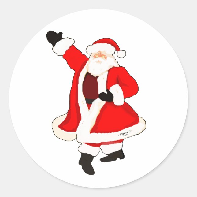 Jul Runt Klistermärke (Framsida)