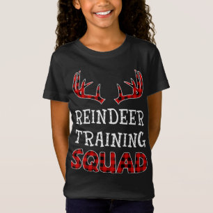 Jul RunTeam Reindeer Training Squad Red T Shirt