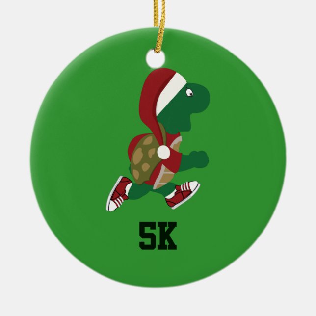 Jul Runtle 5 K Julgransprydnad Keramik (Framsidan)