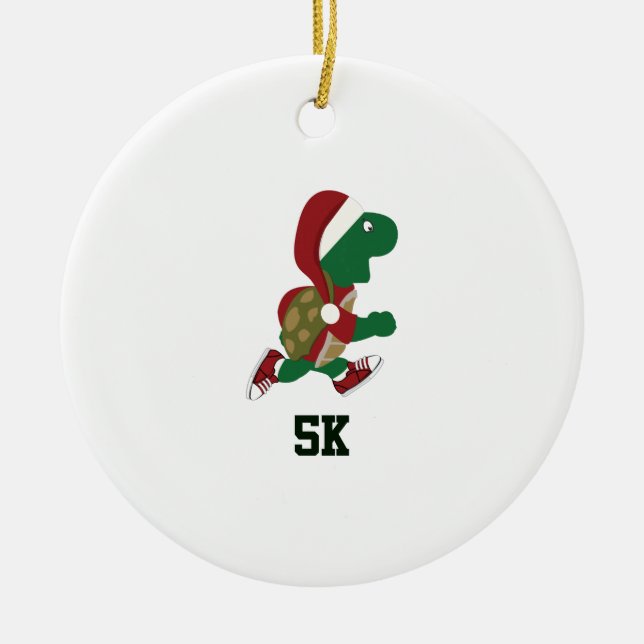 Jul Runtle 5 K Julgransprydnad Keramik (Framsidan)