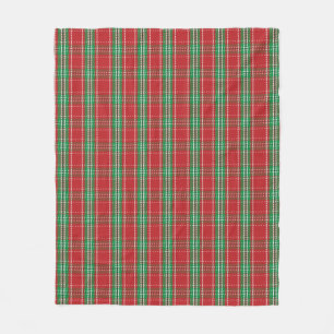 Jul Rustic Farmhouse Helgdag Red Play Fleecefilt