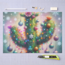 Jul Saguaro Cactus Whimsical Decoupage