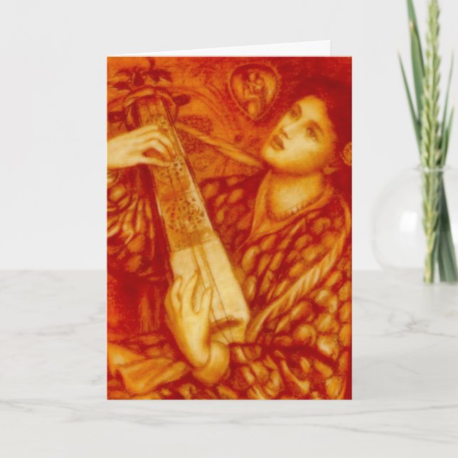 Jul Sång av Rossetti Card Helgkort (Framsida)