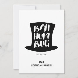 Jul Sång Bah Humbug Helgdag Card Julkort