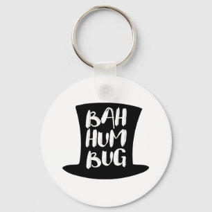 Jul Sång Bah Humbug Helgdag Keychain Nyckelring