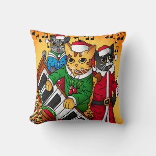 Jul Sång Cats Kudde