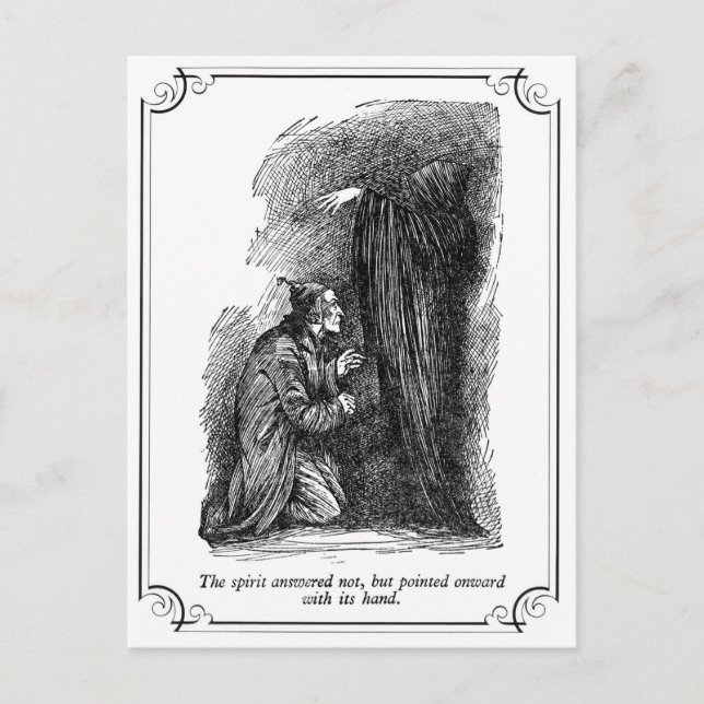 Jul Sång: den anda som inte besvarades Helg Vykort (Framsida)