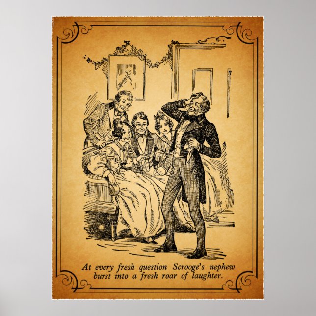 Jul Sång: ett nytt skratt Poster (Framsidan)