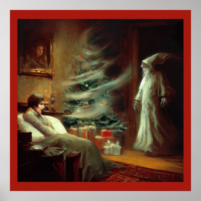 Jul Sång Ghost från Julklapp Poster (Framsidan)