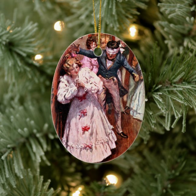 Jul Sång: Göm och sök Julgransprydnad Keramik (Träd)